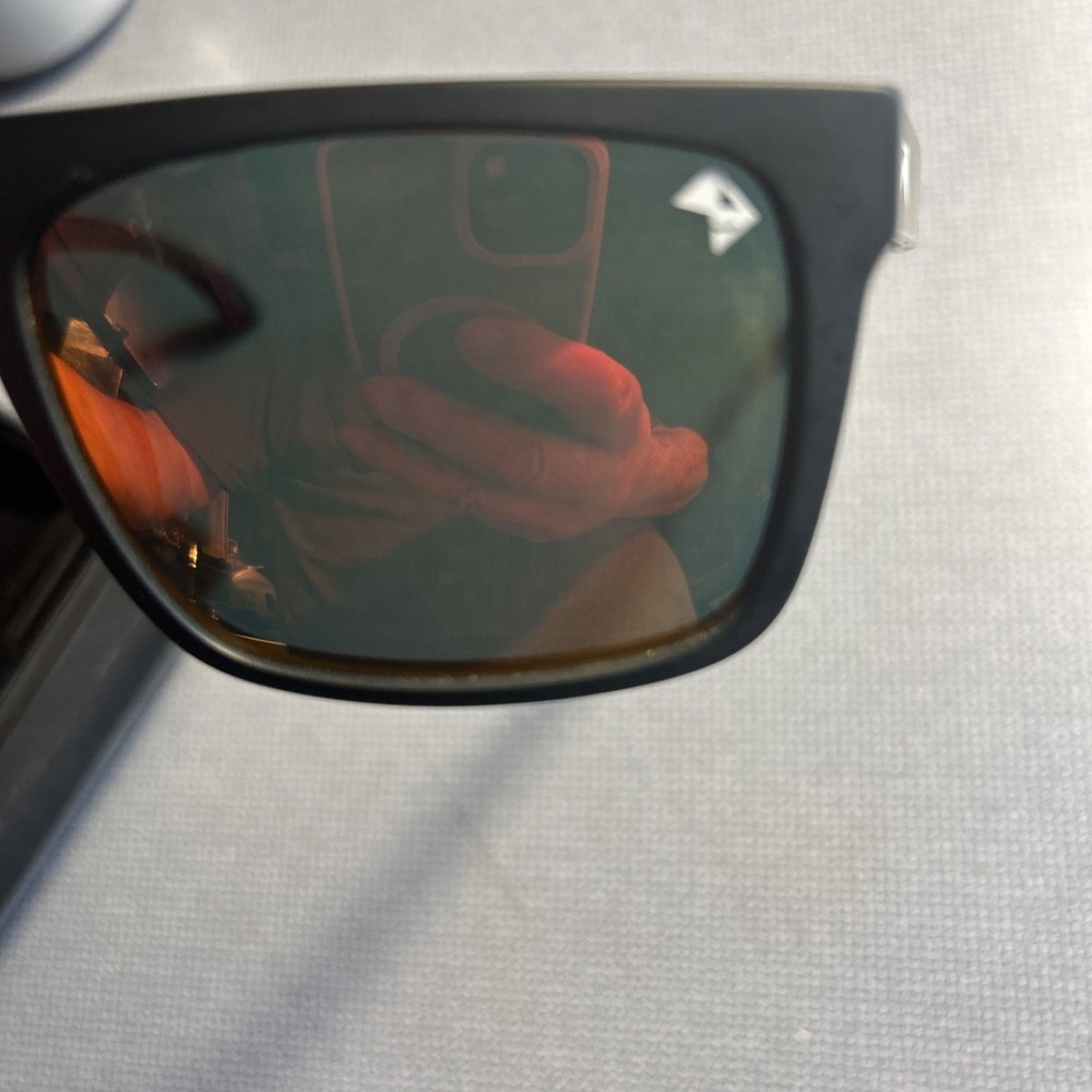 William Painter Sunglasses The Level Model Titanium With Red Lenses View 2